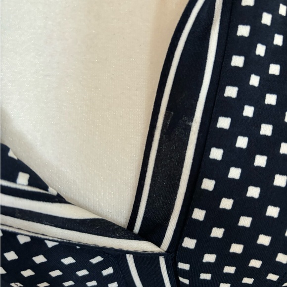 MAX STUDIO Navy/White Printed Dress - Picture 5 of 6